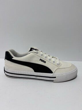 Puma Men’s Court Classic Vulc Sneakers White, Size 9.5 M